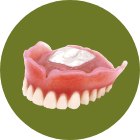 ノンクラスプ（金属＋シリコン）